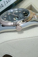 Часы Rolex  Datejust 36Mm Steel And Everose Gold Black Dial Diamonds-020  126231