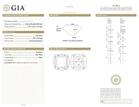 Украшение GIA  Серьги с бриллиантами 2,01/2,05 ct. W To X Range/IF-VVS2    