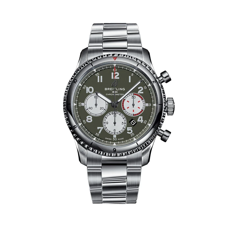 Часы Breitling  Aviator 8 B01 Chronograph 43 Curtiss Warhawk  AB01192A1L1A1