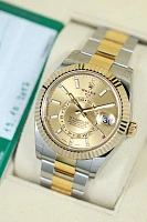 Часы Rolex  Sky-Dweller Steel Gold Champagne Dial  326933