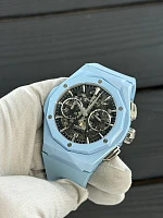 Часы Hublot  Classic Fusion Aerofusion Chronograph Orlinski Sky Blue Ceramic  525.ES.0170.RX.ORL22
