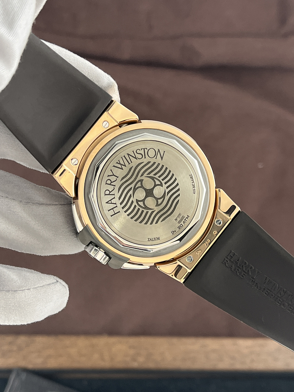 Часы Harry Winston  Ocean Diver Zalium And Rose Gold  410/MCA44RZC.A 