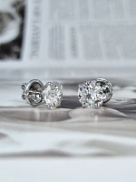 Украшение GIA  Серьги с бриллиантами 3,01/3,02 ct. H/VS1 (3 Excellent)   