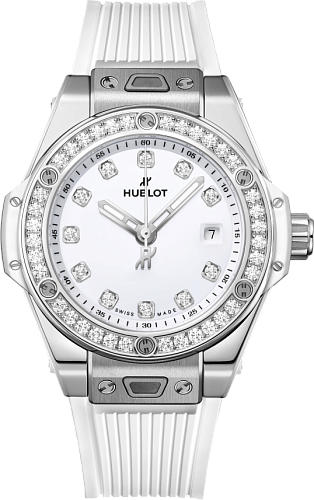 Заказать Hublot  Big Bang One Click Steel White Diamonds  485.SE.2210.RW.1204