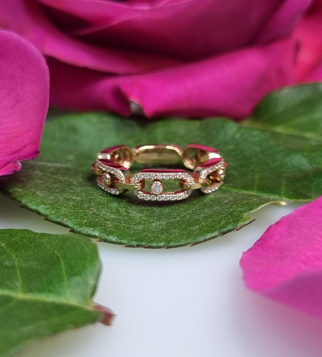 Украшение MESSIKA  Кольцо Move Uno Multi Pavée  12012-PG 