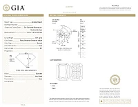 Украшение GIA  Серьги с бриллиантами 3,01/3,02 ct. FBGY/VS1-Si1   