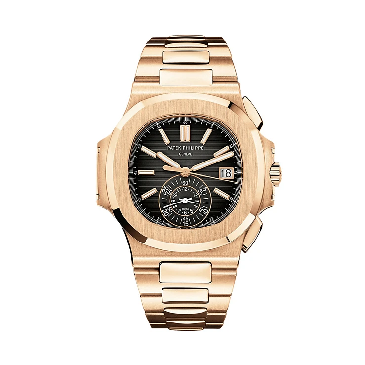 Часы Patek Philippe  Nautilus Chronograph Rose Gold  5980R/1R-001