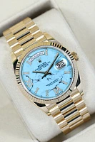 Часы Rolex  Day-Date 36Mm Yellow Gold Turquoise Dial  128238