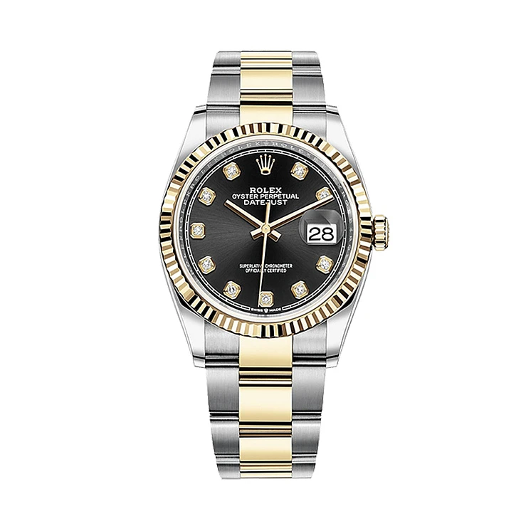 Часы Rolex  - Datejust 36Mm Black Diamonds Dial  126233