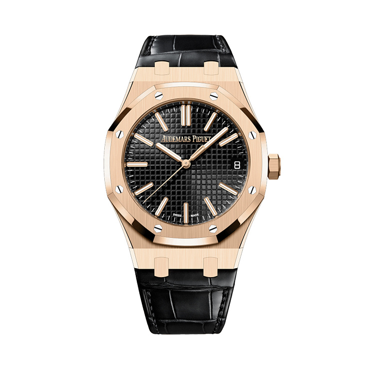 Часы Audemars Piguet  Royal Oak Selfwinding Anniversary 50Th Rose Gold Black Dial  15510OR.OO.D002CR.01