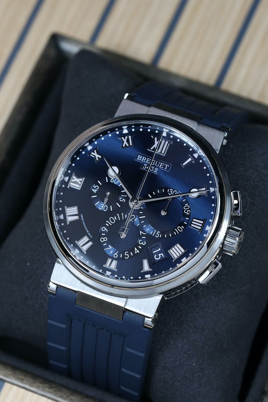 Часы Breguet  Marine Chronograph Titanium  5527TI/Y1/5WV