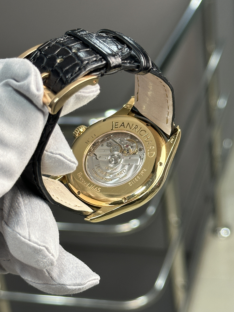 Часы Jean Richard  Bressel 1665 Regulator  63112-49-70E-AA6