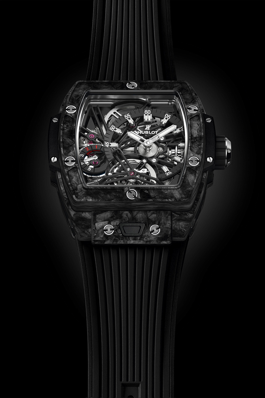 Часы Hublot  HUBLOT Spirit of Big Bang Tourbillon Carbon Black  645.QN.1117.RX