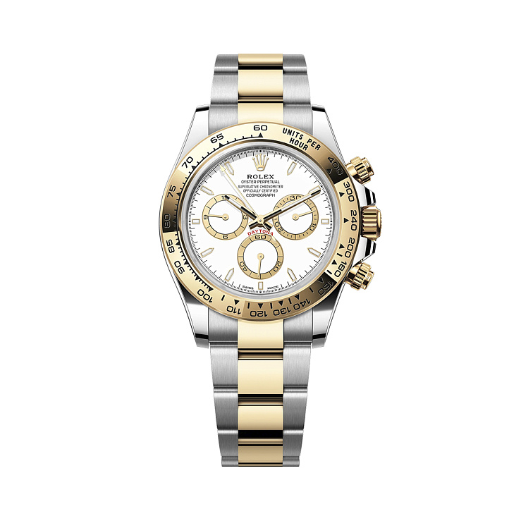 Часы Rolex  Cosmograph Daytona Steel & Yellow Gold White Dial  126503