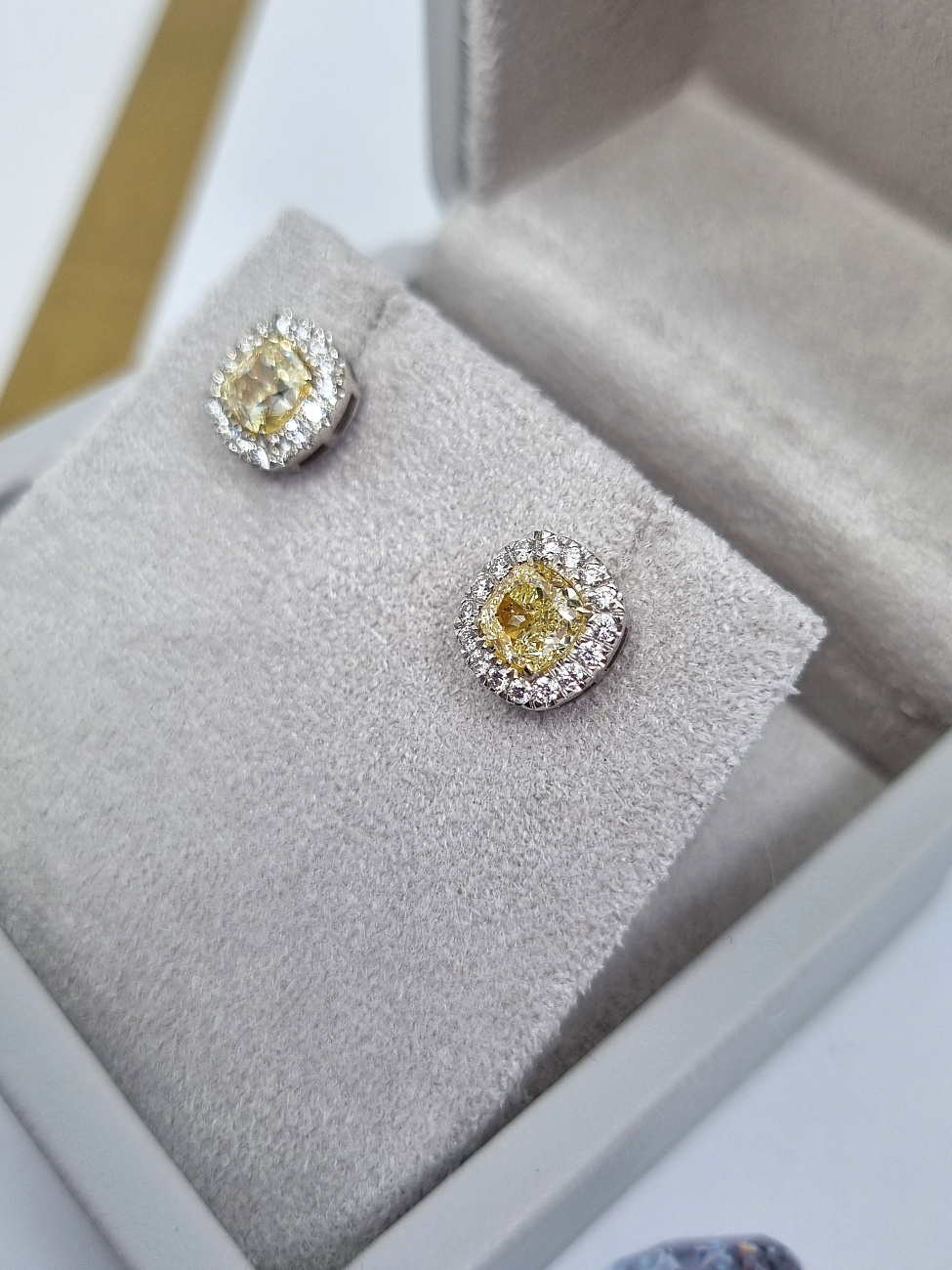 Украшение NO NAME  Серьги 1,00/1,02 Ct. W To X   