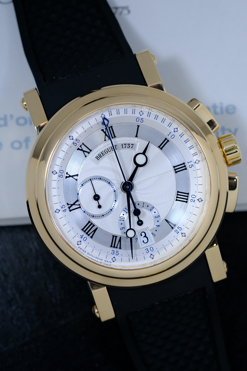 Часы Breguet  Marine Ii Chronograph Yellow Gold  5827BA/12/5ZU
