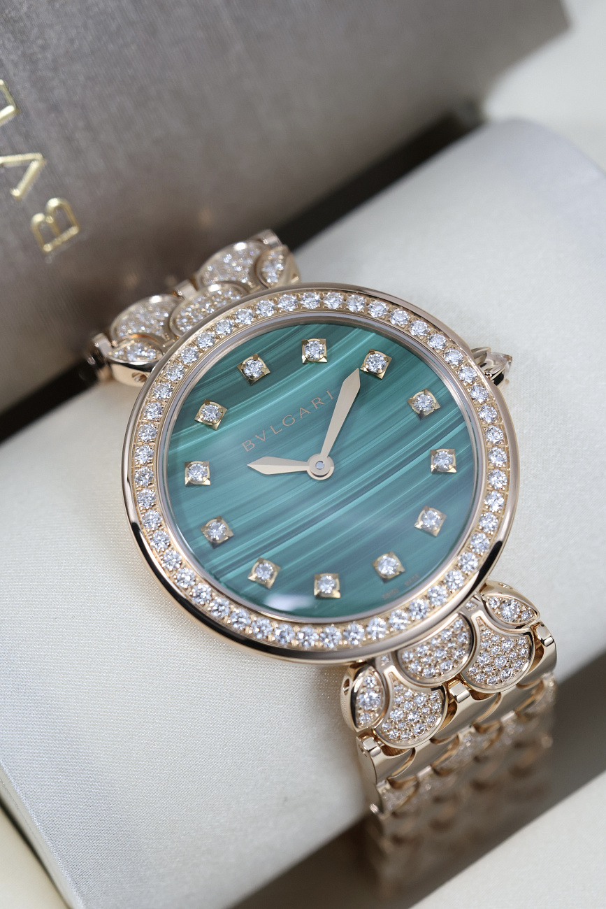 Часы Bvlgari  DIVAS’ DREAM WATCH Malachite Dial 33 mm  103521