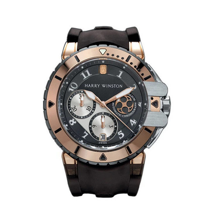 Часы Harry Winston  Ocean Diver Zalium And Rose Gold  410/MCA44RZC.A 