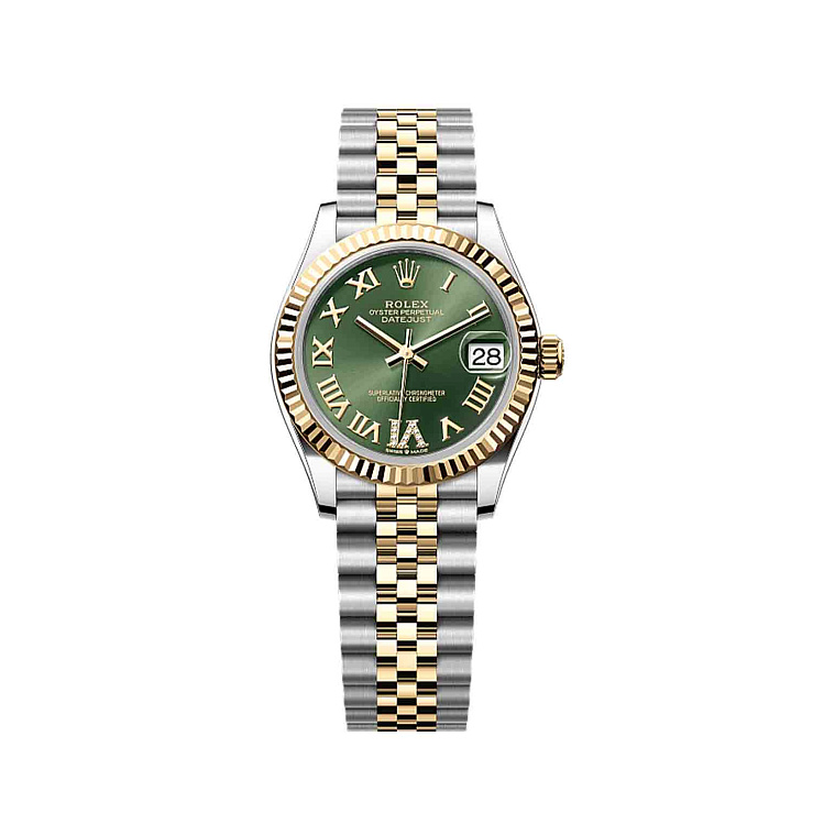 Часы Rolex  Steel And Yellow Gold Olive Green Dial  278273