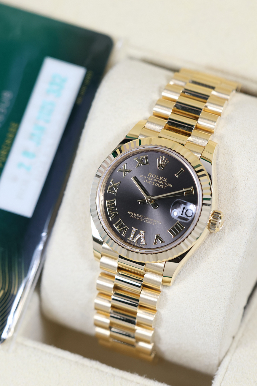 Часы Rolex  Datejust 31mm Yellow Gold President  m278278