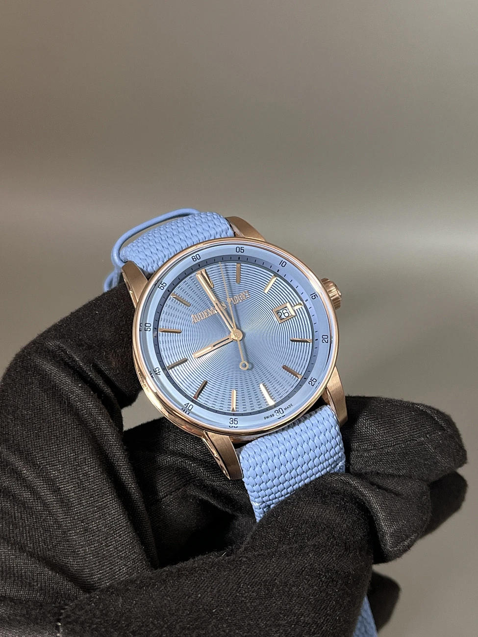 Часы Audemars Piguet  Code 11.59 Rose Gold Blue Dial 38Mm  77410OR.OO.A344CR.01