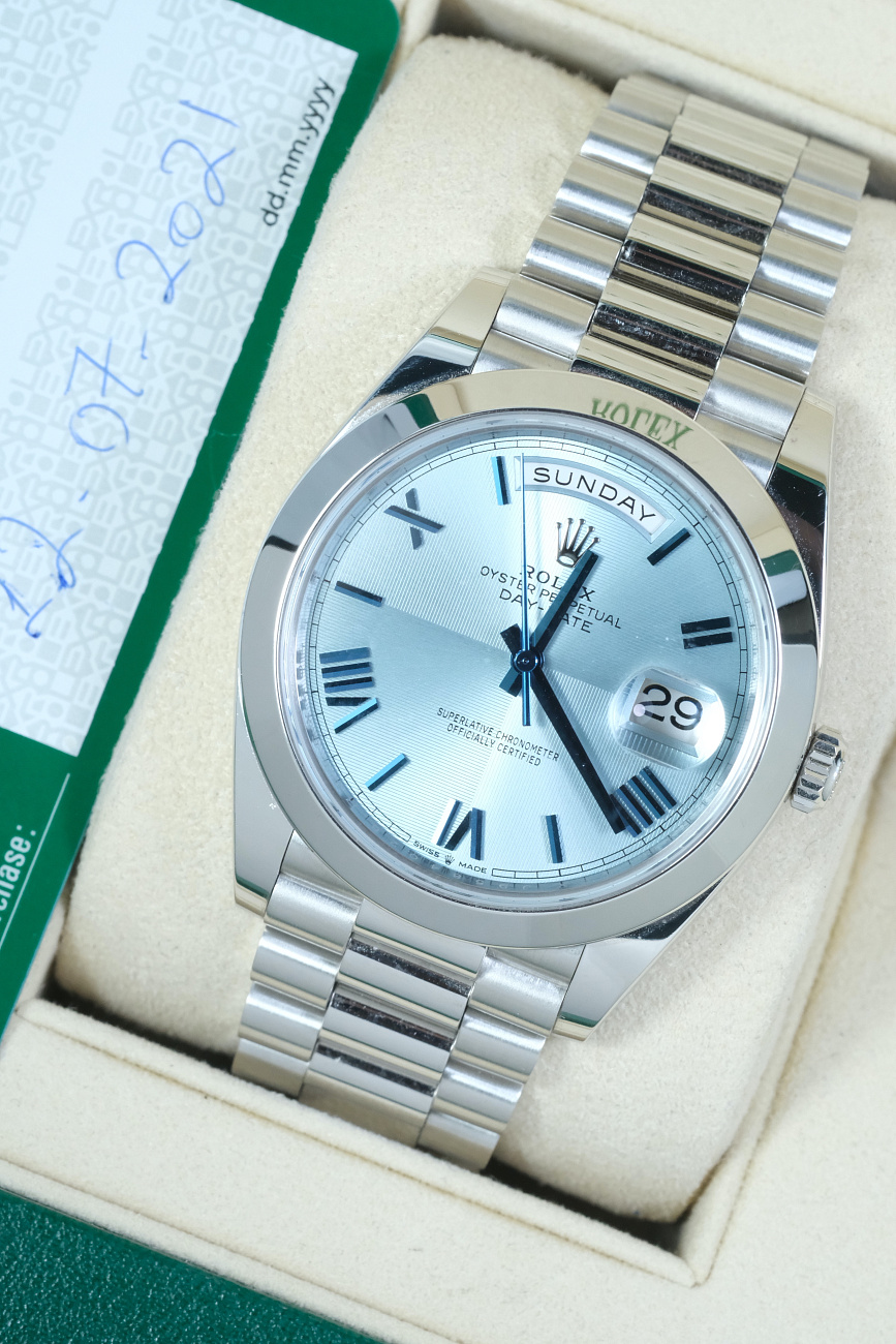 Часы Rolex  Day-Date Ii President Platinum Ice Blue  228206