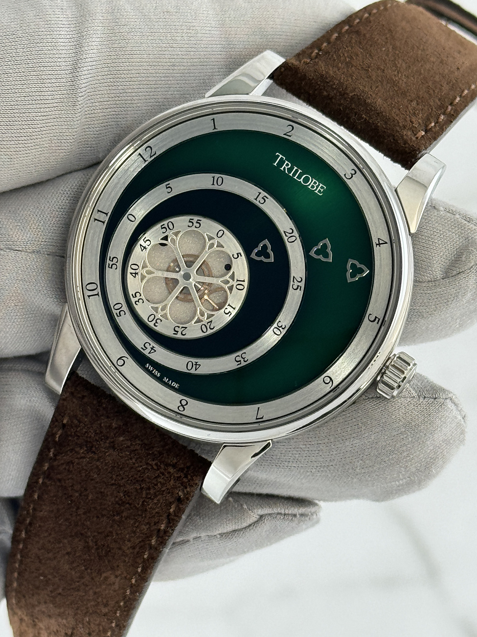 Часы Trilobe  Les Matinaux, Vert Soleillé  LM05VS