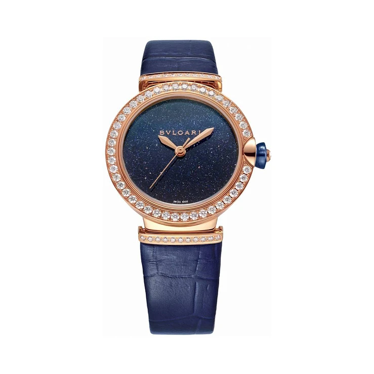Часы Bvlgari  Lvcea 33Mm Rose Gold And Diamonds  103341