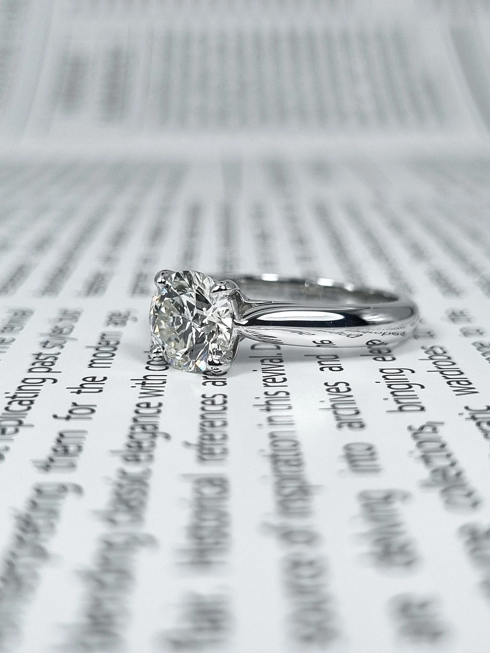 Украшение GIA  Кольцо 1,53 ct. I/VS2 (3 Excellent) Round Diamond   
