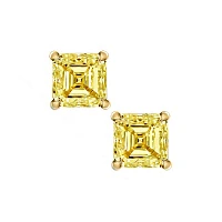 Украшение GIA  Серьги 2,51/2,51 ct. U to V/VS1 (Asscher cut)   