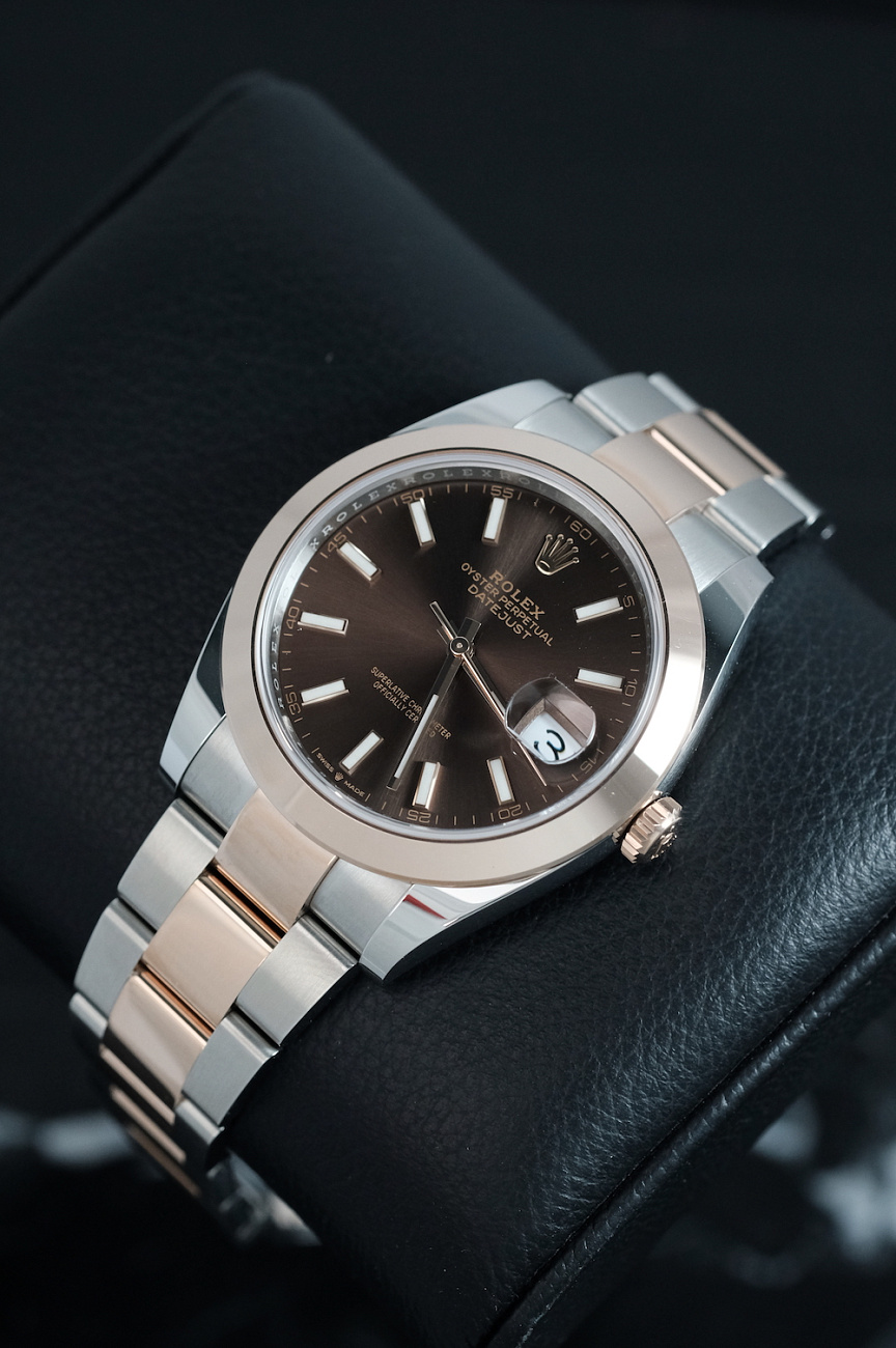 Часы Rolex  Datejust Ii 41Mm Steel & Rose Gold Chocolate Dial  126301