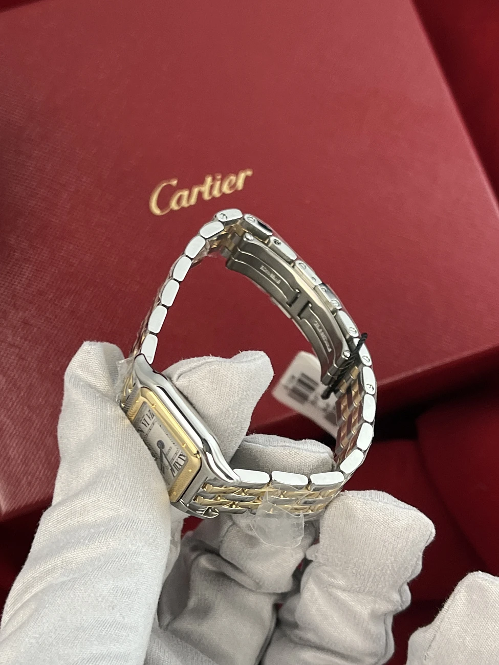 Часы Cartier  Panthere De Cartier Small Steel And Yellow Gold  W2PN0006