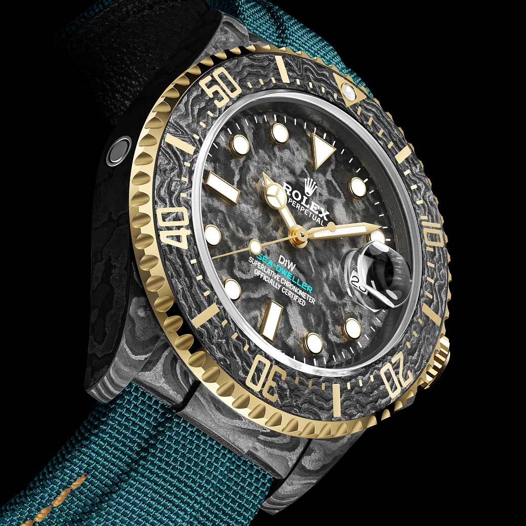 Заказать DiW  Rolex Sea Dweller S-D Turquoise  