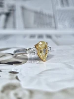Украшение GIA  Кольцо с бриллиантом 2,18 ct. W to X/Internally Flawless   