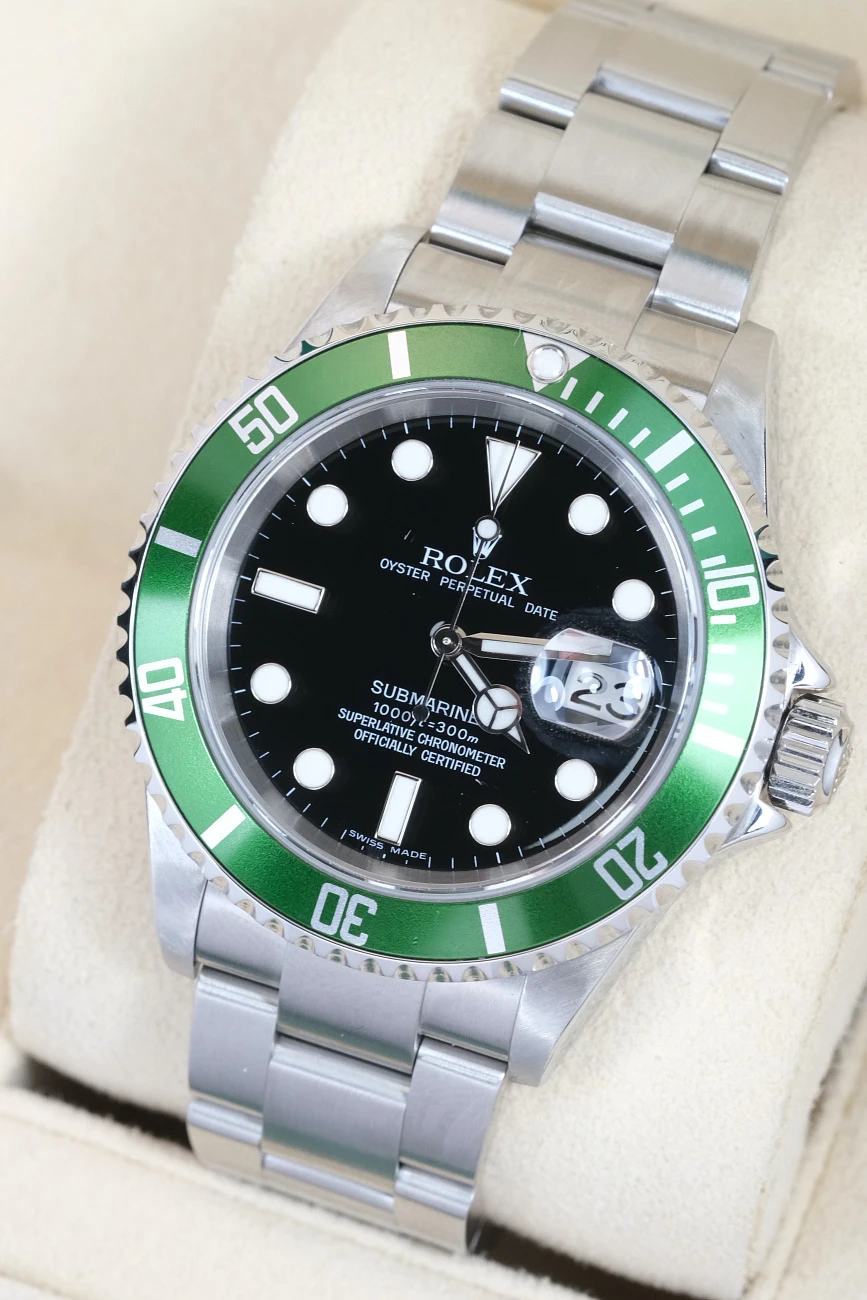 Часы Rolex  Submariner Date Kermit  16610