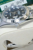 Часы Rolex  Oyster Perpetual Datejust 41Mm Blue Dial Diamond Index  126334