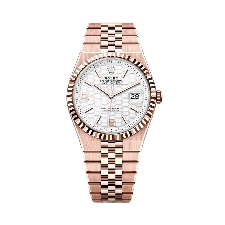 Часы Rolex  Land Dweller Rose Gold 40  127335