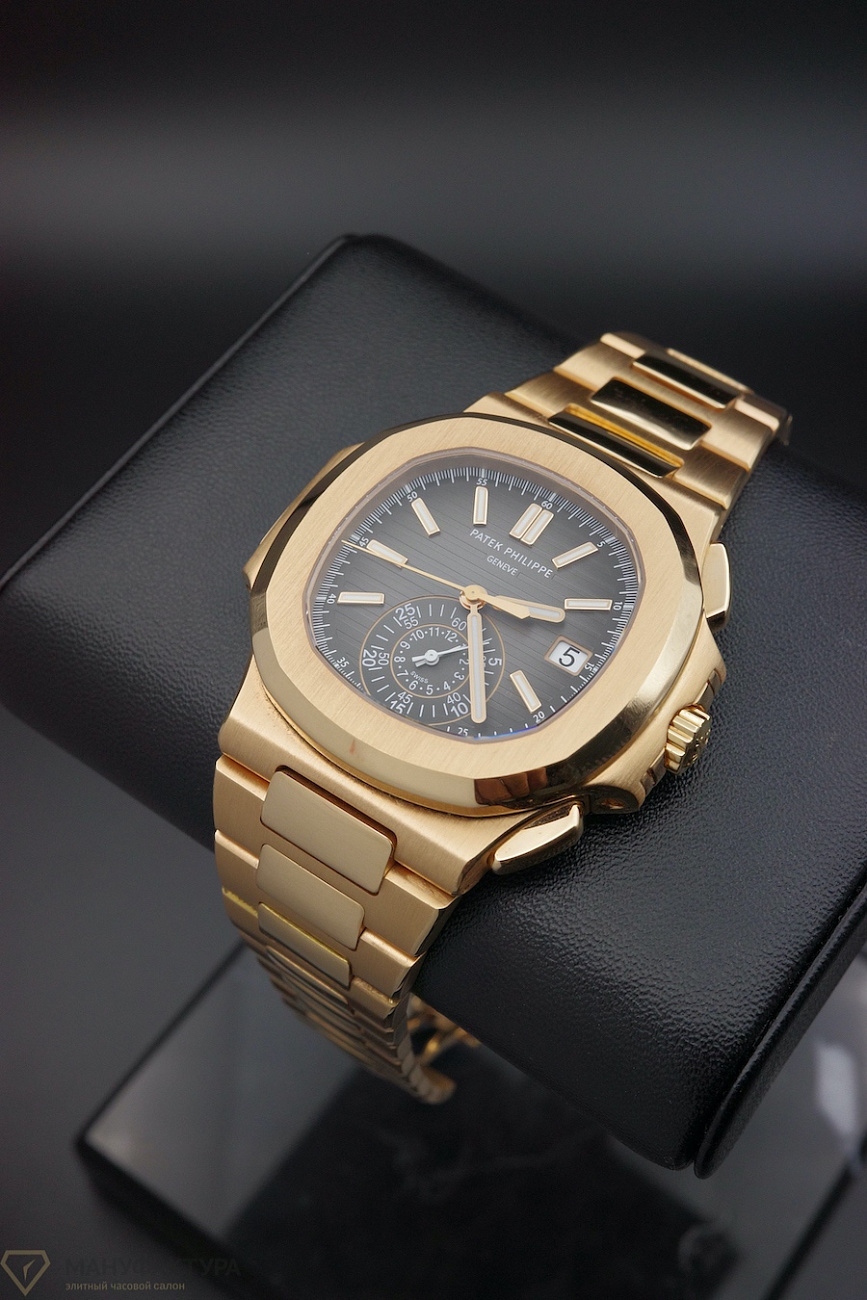 Часы Patek Philippe  Nautilus Chronograph Rose Gold 2018  5980R/1R-001