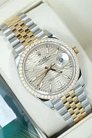 Часы Rolex  Datejust 36Mm Oystersteel Yellow Gold And Diamonds Pattern Motif  126283RBR-0025