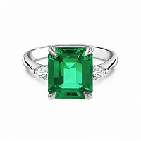 Украшение GRS GemResearch Swisslab  Кольцо с Изумрудом 3,99 ct. "Muzo Green" Colombia   