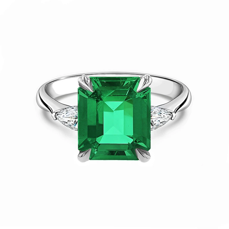 Украшение GRS GemResearch Swisslab  Кольцо с Изумрудом 3,99 ct. "Muzo Green" Colombia   