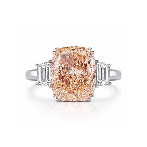 Украшение No Name  Кольцо 15,66 ct. Fancy Vivid Pink/VS1 Laboratory Grown Diamond   