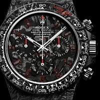 Заказать DiW  Rolex Daytona 40 Mm All Carbon Red Edition  