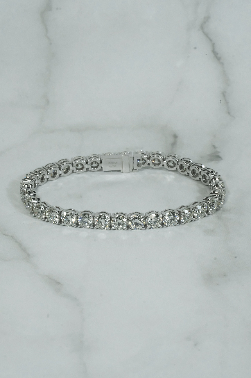 Украшение NO NAME  Браслет С Бриллиантами 16,02 Ct.   