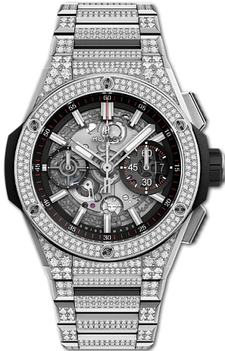 Заказать Hublot  Big Bang Integral Titanium Pave 42 Мм  451.NX.1170.NX.3704