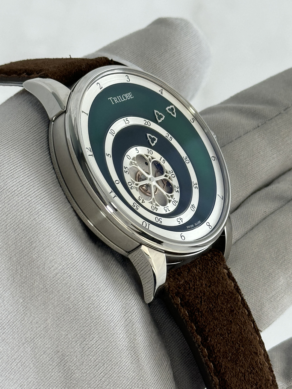 Часы Trilobe  Les Matinaux, Vert Soleillé  LM05VS