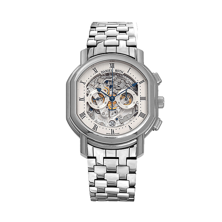 Часы Daniel Roth  Chronograph Skeleton Dial White Gold  447.X.60