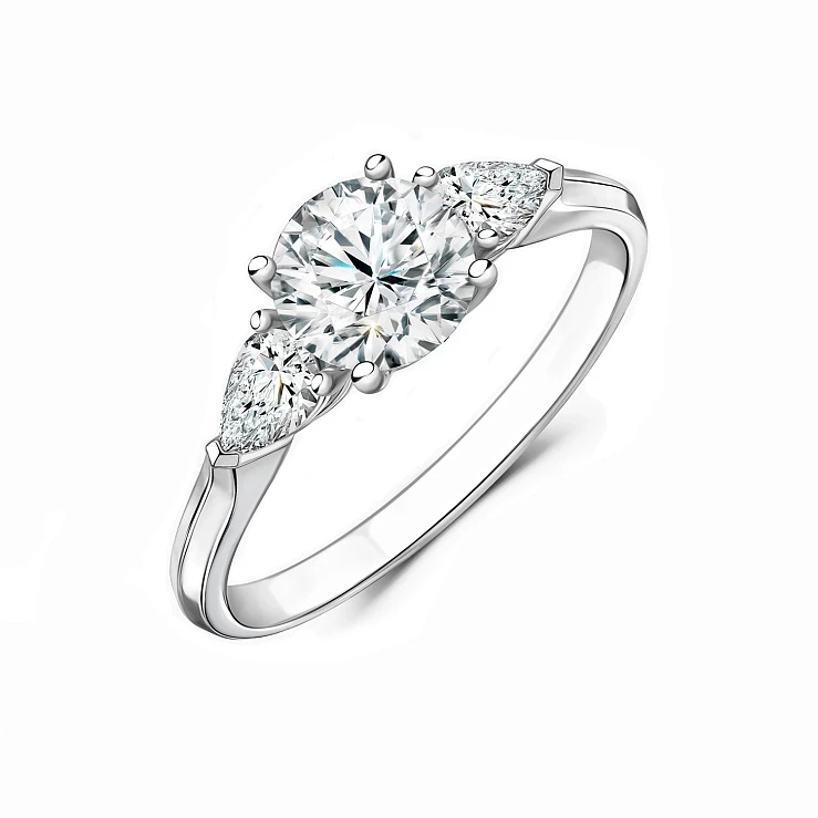 Украшение GIA  Кольцо с бриллиантом 1,03 ct. G/VVS2 (3 Excellent)   