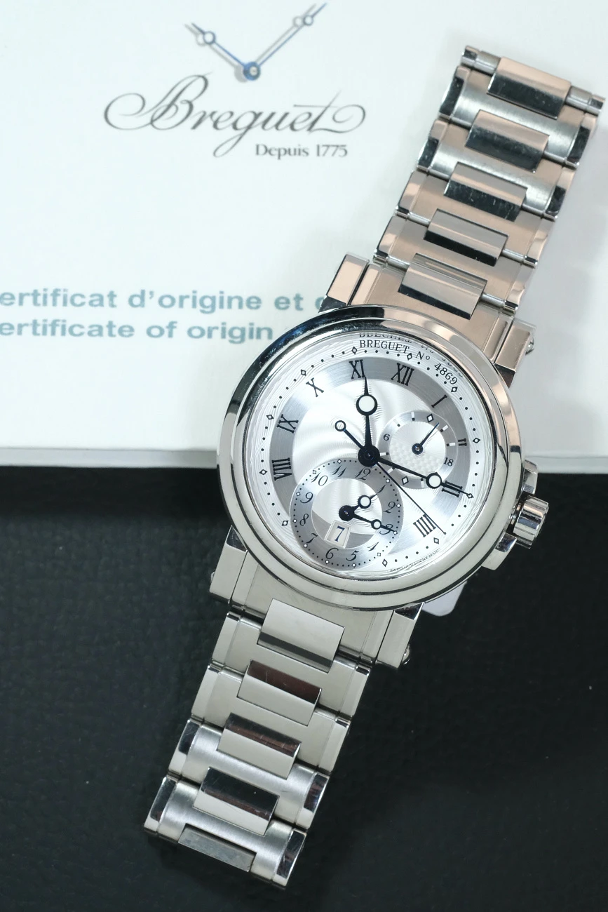 Часы Breguet  Marine Gmt  5857ST/12/SZ0