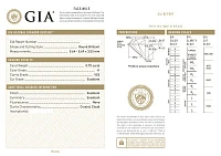 Украшение GIA  Серьги с бриллиантами 0,70/0,70 ct. H/VS2 (3 excellent)   
